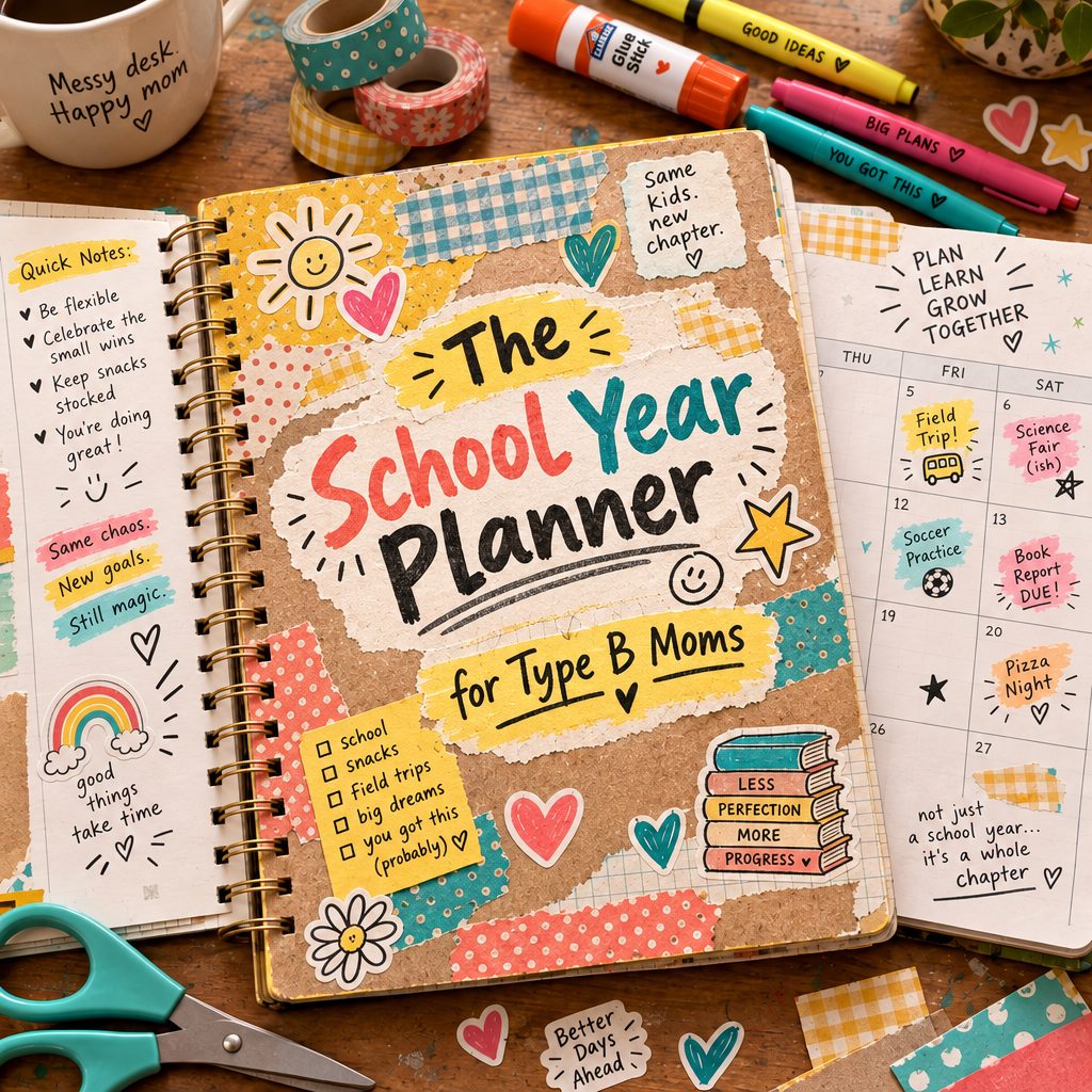 The School Year Planner for Type B Moms Cover